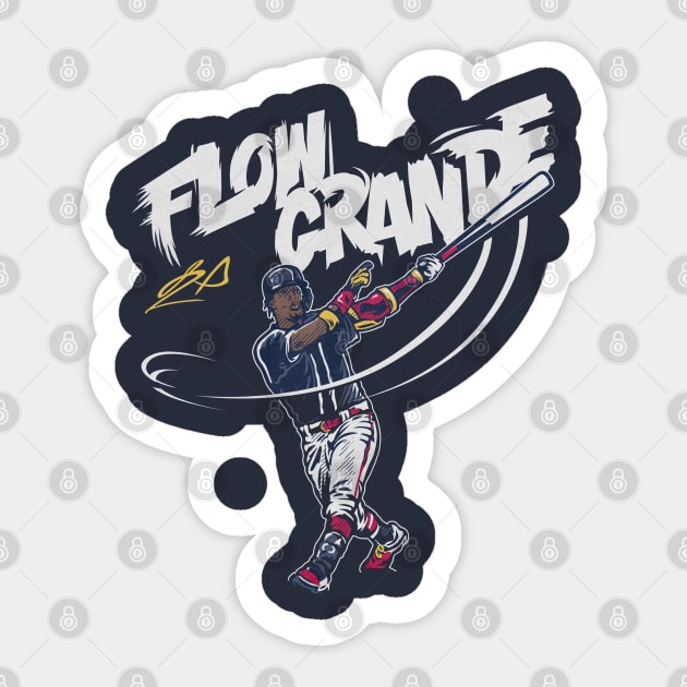 Ronald Acuna Flow Grande Sticker by KraemerShop